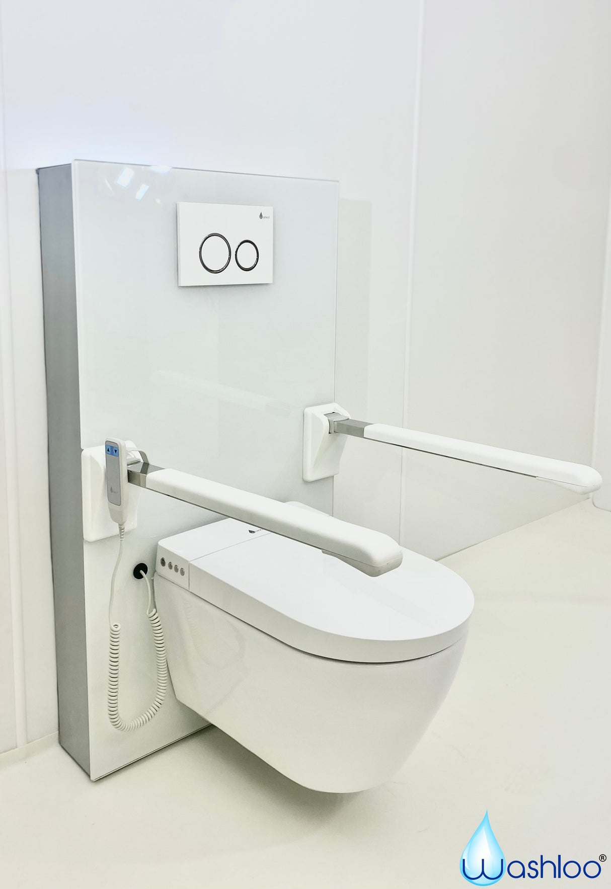 Washloo Levitate Adjustable Height Cistern & Smart Toilet