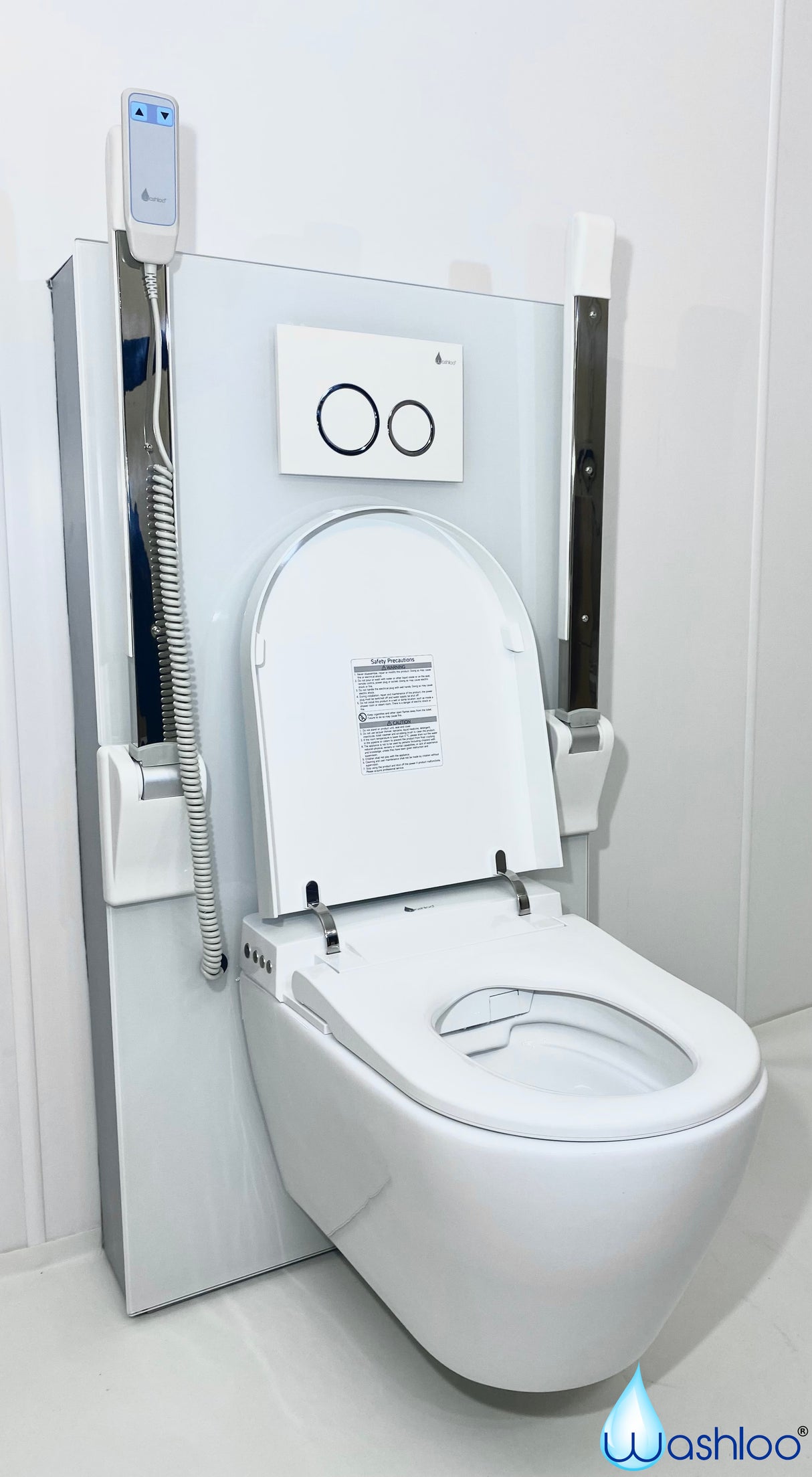 Washloo Levitate Adjustable Height Cistern & Smart Toilet