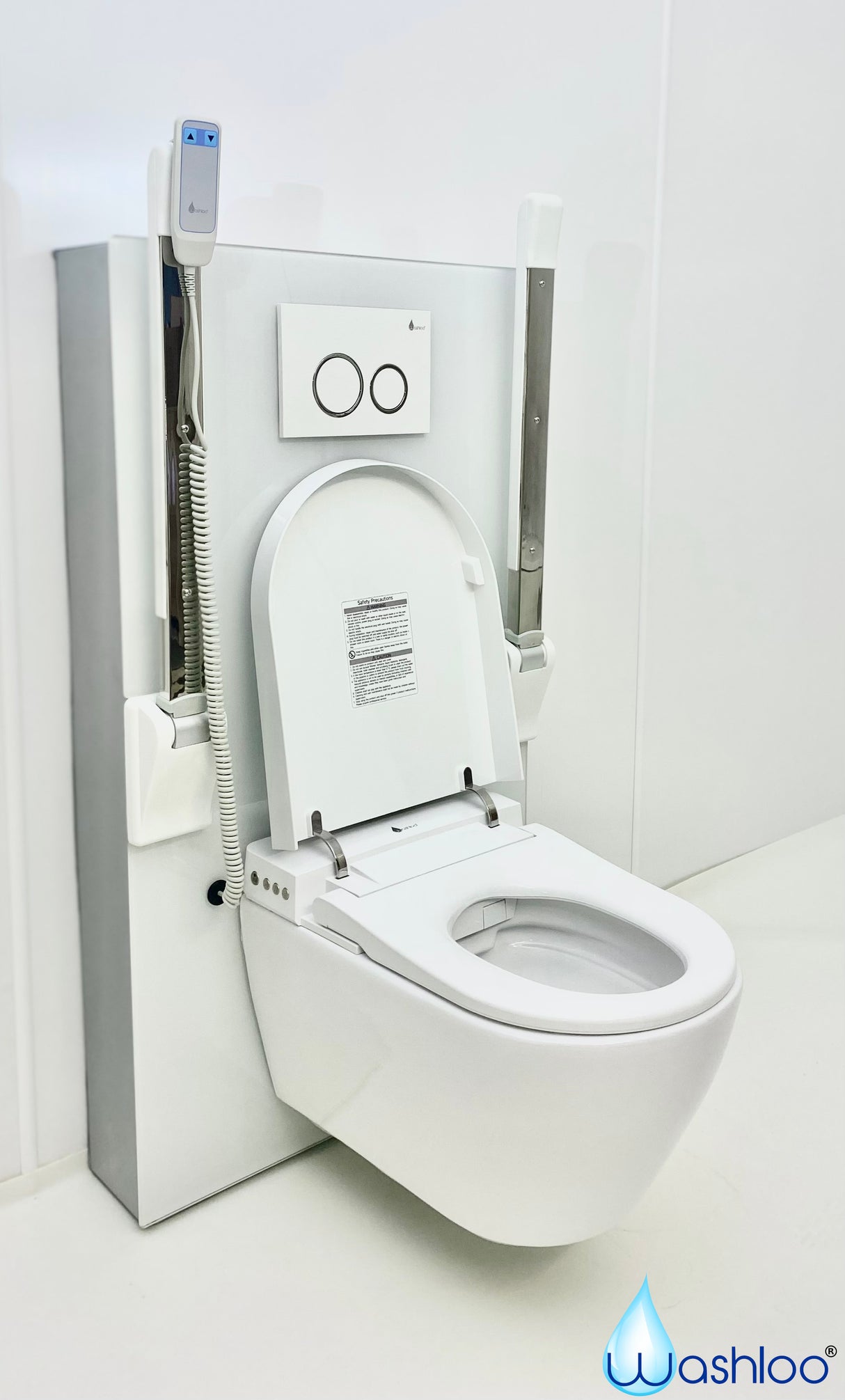 Washloo Levitate Adjustable Height Cistern & Smart Toilet