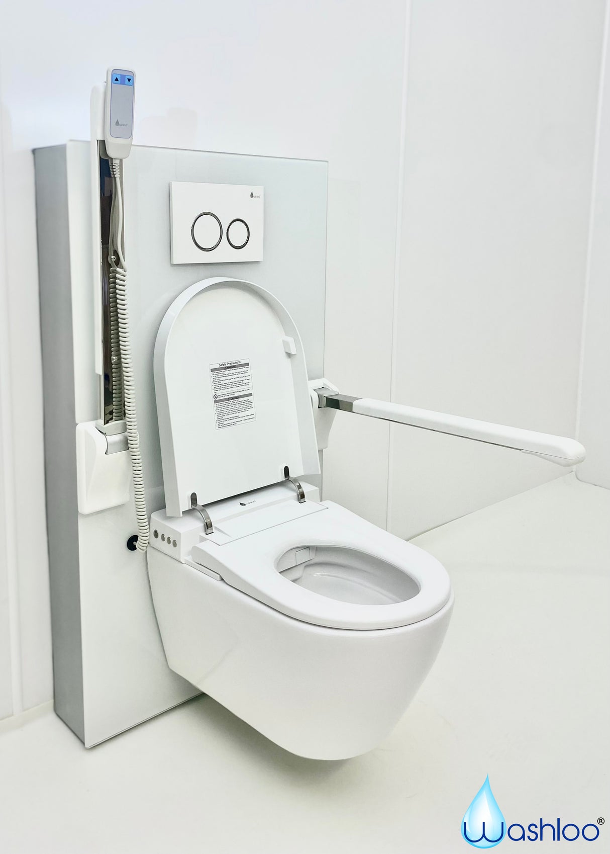 Washloo Levitate Adjustable Height Cistern & Smart Toilet