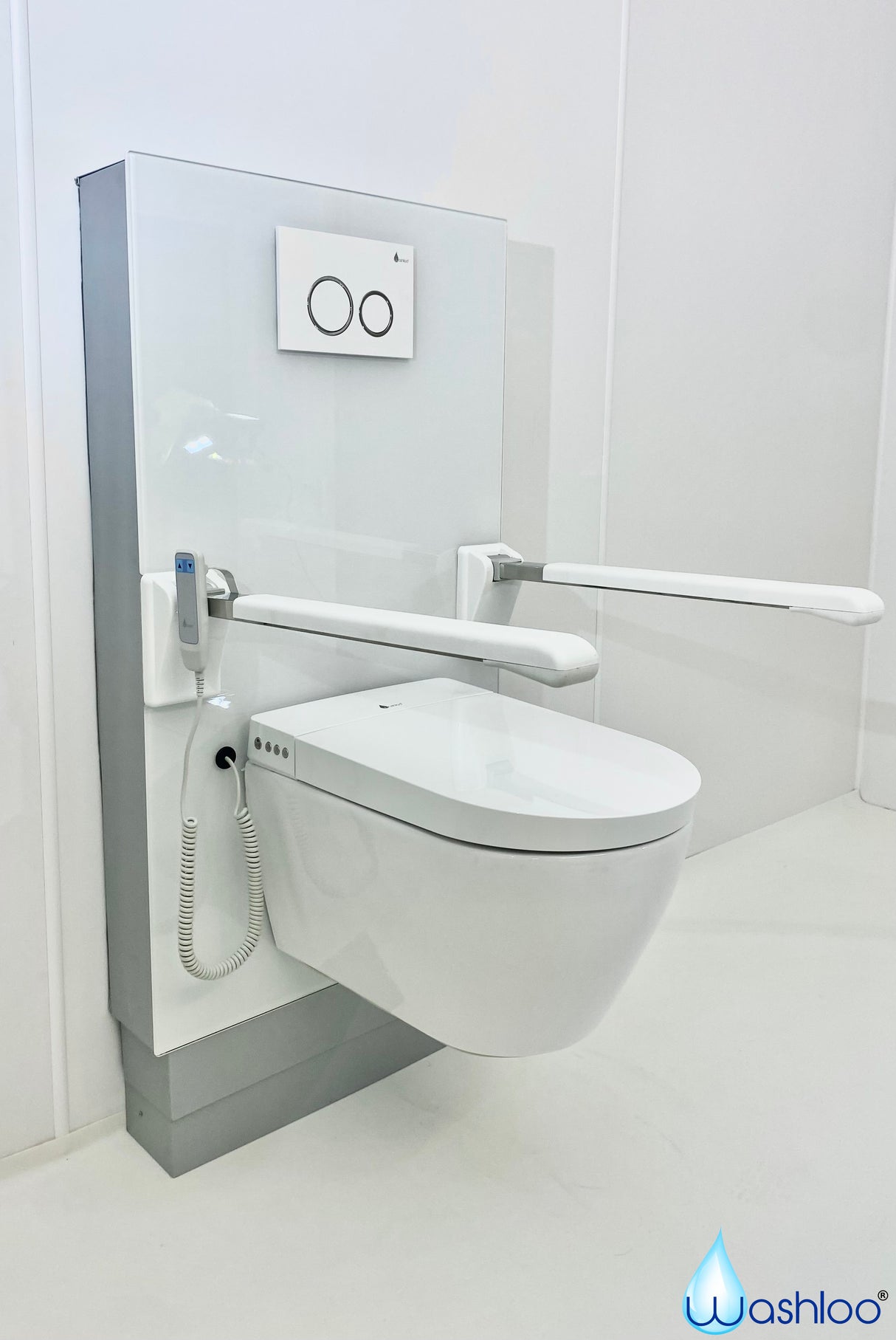 Washloo Levitate Adjustable Height Cistern & Smart Toilet