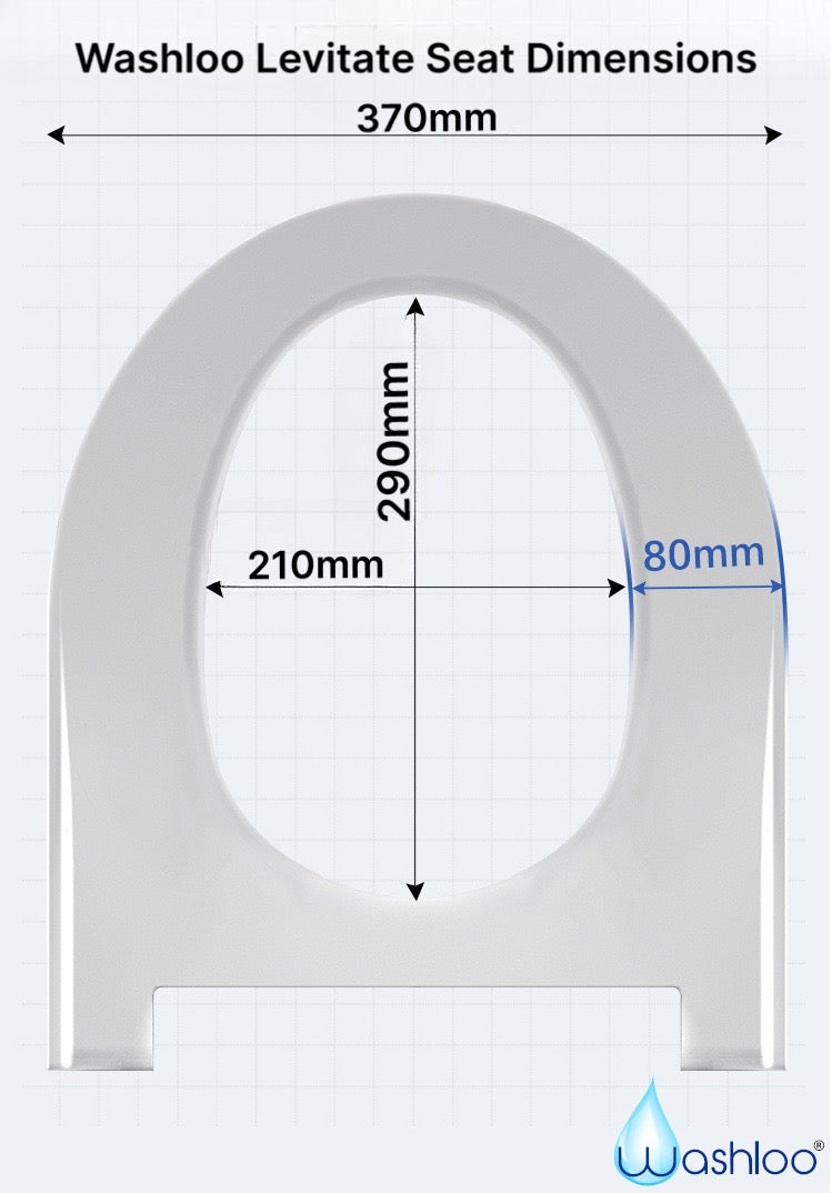 Washloo Levitate Adjustable Height Cistern & Smart Toilet
