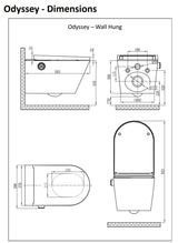 Washloo Odyssey (Wall Hung) Smart Toilet - NEW MODEL!!