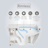 Washloo Villa Toilet & Finesse DR Combination